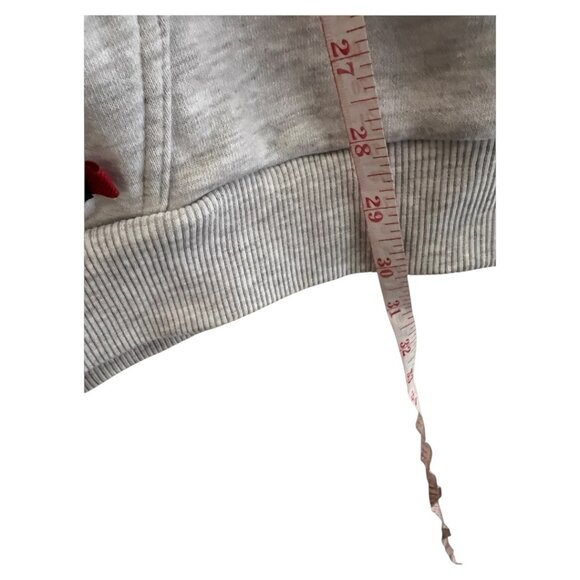 Superdry men sweater M-L light grey heather half zip high neck long sleeve - Picture 9 of 10